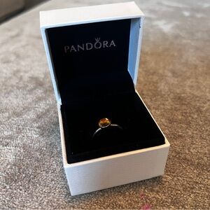 Pandora topaz ring - size 5